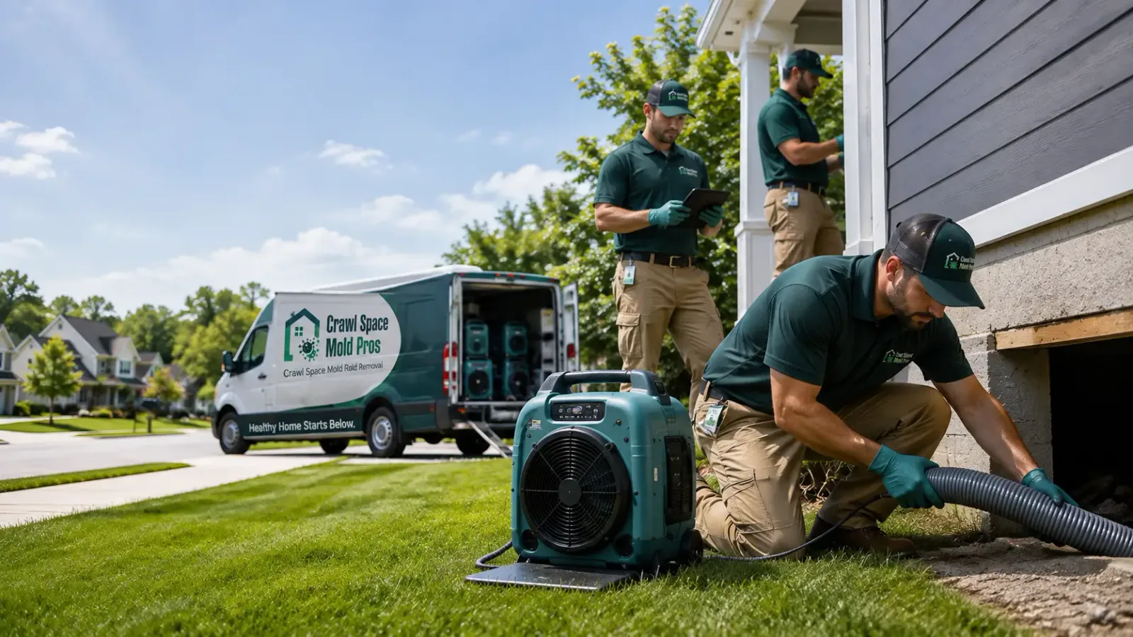 Crawl Space Mold Removal in Little Orleans, MD